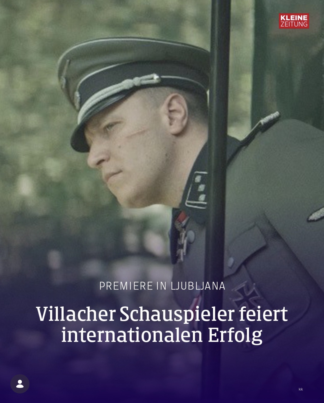 Kleine Zeitung – Villacher Schauspieler feiert internationalen Erfolg